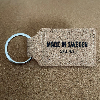 Keyring Made in Sweden (cork)